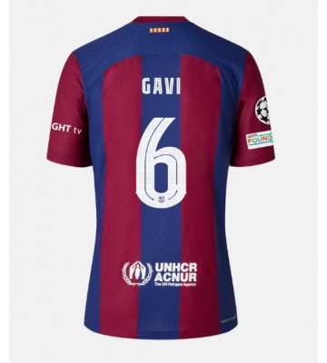 Barcelona Paez Gavi #6 Hemmatröja 2023-24 Kortärmad